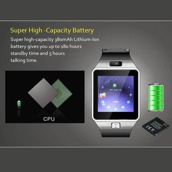 DZ09 Bluetooth Smart Kol Saati Telefon - Android & IOS, Sim Kart, Dünyanın En Ucuz Akıllı Kol Saatli Telefonu