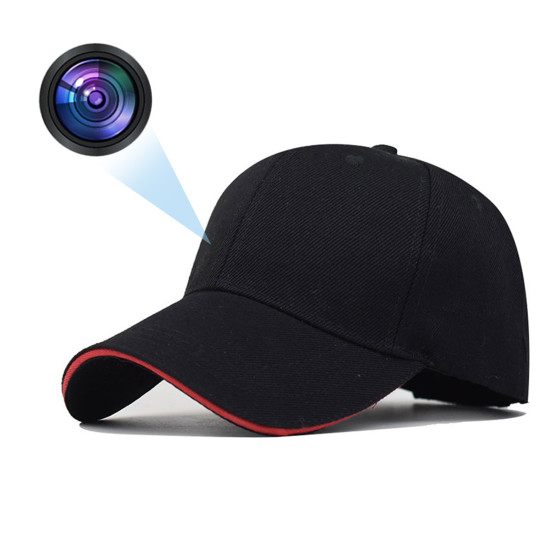 Şapka Gizli Kamera - Eller Serbest Çekim, Spor Aksiyon Kamerası, Full HD 1080P, Video Çekimi, Giyilebilir Spy Kamara, Wifi Fonksiyon